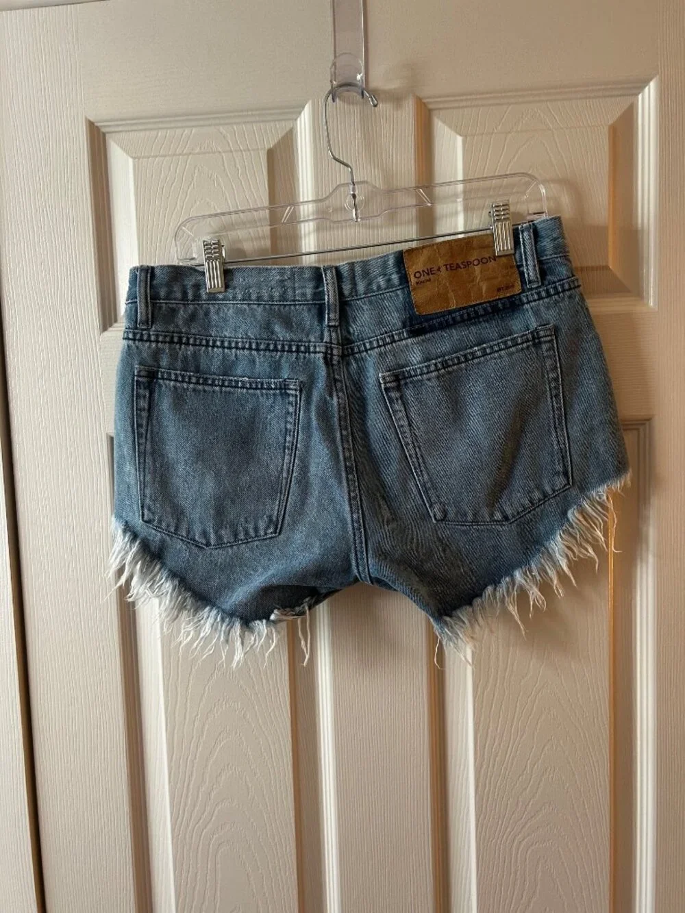 One Teaspoon Distressed Denim Cutoff Shorts - size 29